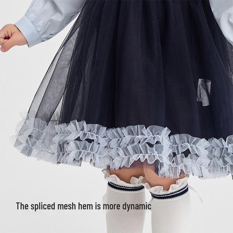 Balabala Girls' Long-Sleeve Princess Dress