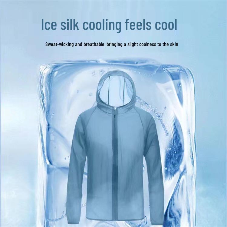 Unisex Summer UV-Protective Windbreaker: Breathable, Cool, Long-Sleeved Jacket for Outdoor Sun Protection