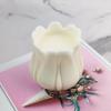 Large Tulip Flower Candle Mold 3D Silicone Mould Aromatherapy Candle Plaster Making Handmade Tool Cake Baking Mold Home Decor
