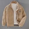 Men's Trendy Japanese Retro Corduroy Winter Jacket - Warm, Thick Cotton Bread Style for Couples