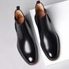 Men's Chelsea Boots Genuine Cow Leather Handmade Boot Shoes Work Shoes for Formal Dress Wedding Business Party New
