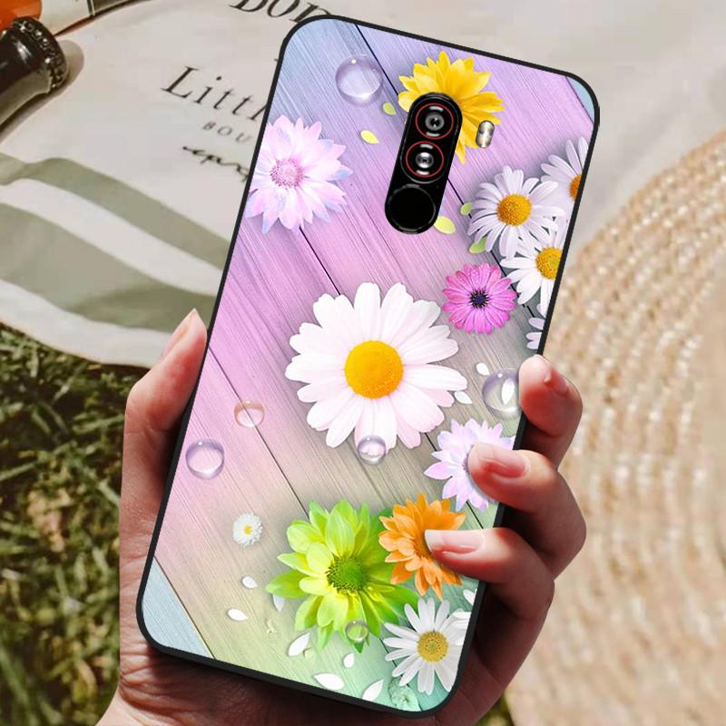For xiaomi mi pocophone f1 Case Silicon Back Cover Phone Case for xiaomi poco F1 Cases Pocofone F1 6.18 inch Soft bumper coque