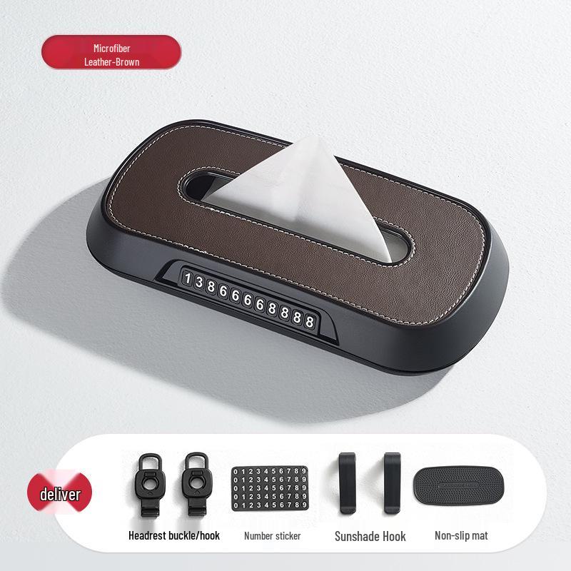 Tesla Model 3/Y/X/S Car Tissue Box - Car Interior Accessory