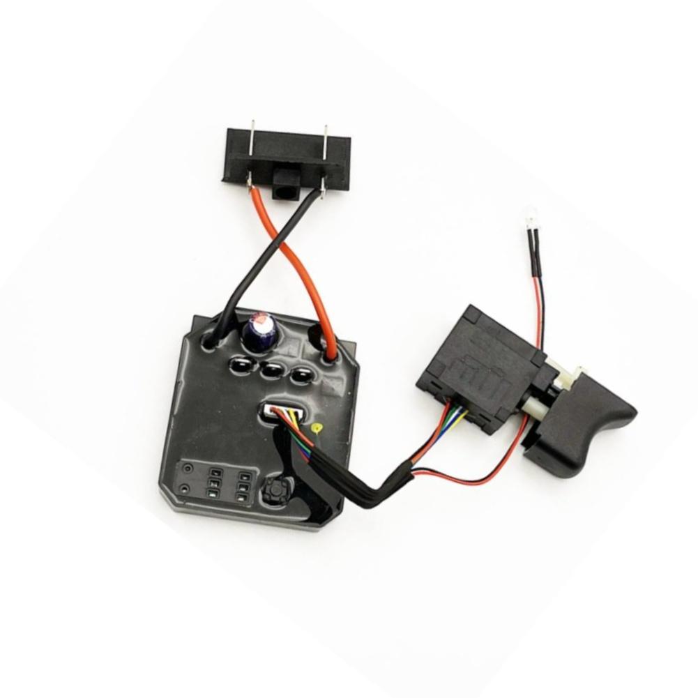 Control Board With Switch Pins For Dayi 2106 Brushless Electric Wrench 8-Wire Plastic Switch Motherboard Power Tools Parts