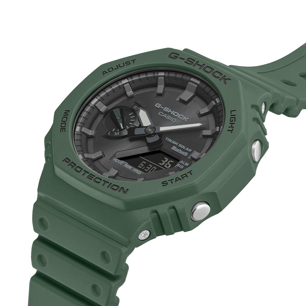 Casio Men's Resin 200M Water Resistant Shock Resistant Quartz Watch GA-B2100-3A