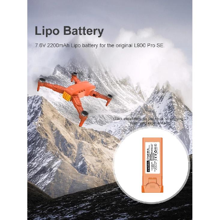 7.4V 2200mAh Lithium Battery Aircraft Model Accessories RC Drone Lithium Battery Replacement Spare Parts for L900 Pro SE