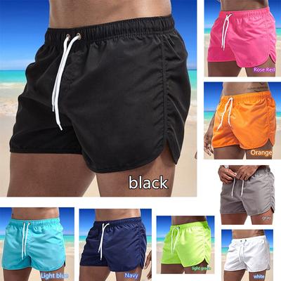 Sommer Herren Schnelltrocknende Badehose Sporthose Bademode Strandshorts Joggingshorts