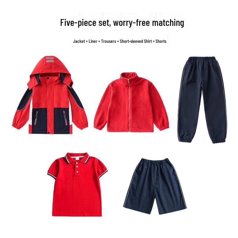 3-in-1 Kapuzenjacke Herbst/Winter 2021: Schuluniformen für Kindergarten, Grundschule & Sekundarstufe im Campus-Stil