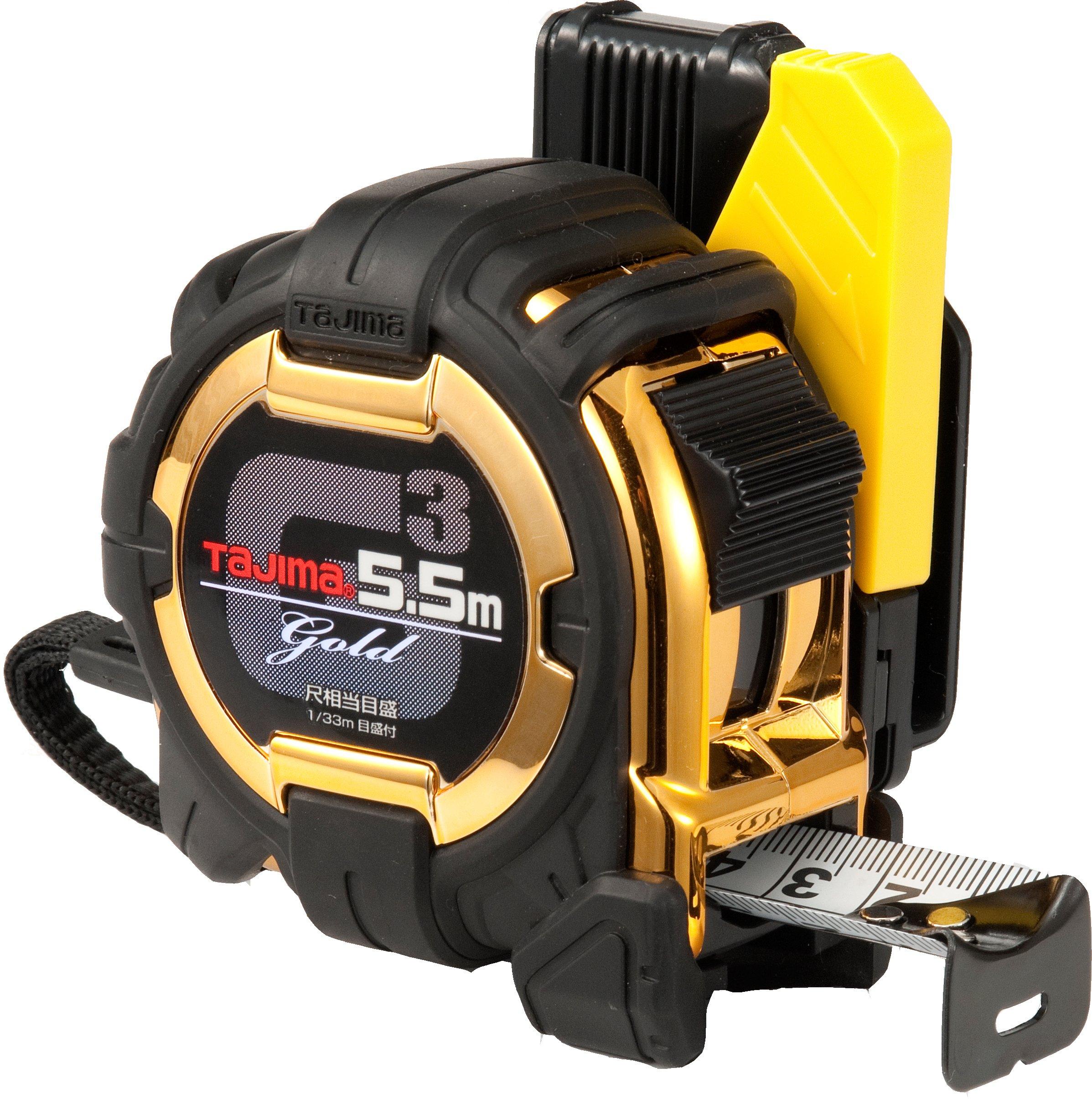 

Tajima Convex x 25mm SafeConvex G3 Gold Lock 25 with equivalent SFG3GL2555SBL 5.5m 2-foot scale, золотой