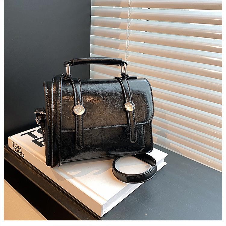 IELGY Burst Crack Classy Messenger Bag Summer All-Match Retro One-Shoulder F