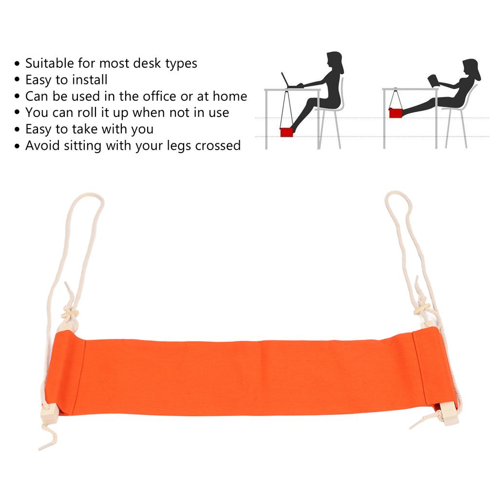 Foot Hammock Breathable   Portable Under Desk Foot Rest Swing for   Home