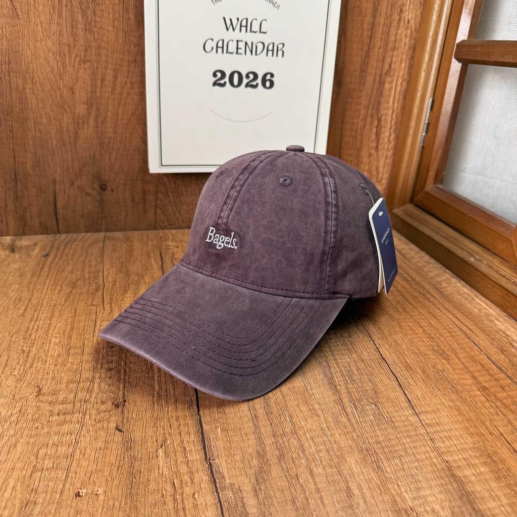 Niche design sense old cap washed embroidery soft top baseball cap spring and autumn new versatile show small face