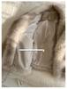 Eco-Friendly Faux Fox Fur Lapel Coat - European & American Fashion, Winter 2025 Women's Style