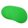 12pcs 19cm Soccer Training Marker Discs Non Slip Bright Colors Lightweight Round Marker Disc Green