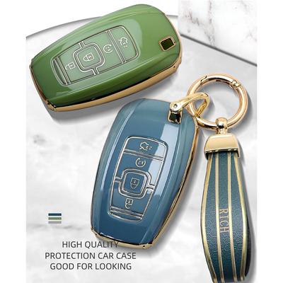 Luxurious Remote Key Case Cover For Lincoln Continental MKC MKZ MKX 2017 2018 Navigator Nautilus Key Fob Car
