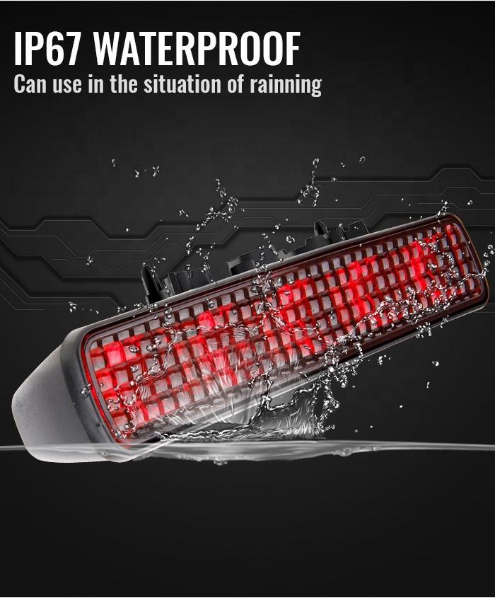 Morsunled Tail Light for jeep wrangler Third Brake Light Compatible with 2018-2019 Wrangler JL