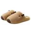 Cartoon Baumwollpantoffeln Winter niedlich Kapibara neu Indoor Zuhause flauschige Pantoffeln
