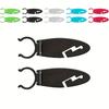 2 Kayak Paddle Leashes - Easy-to-Install Kayak Mounts | Quick-Release Paddle Racks, Water Sports Accessories, Durable Clamps