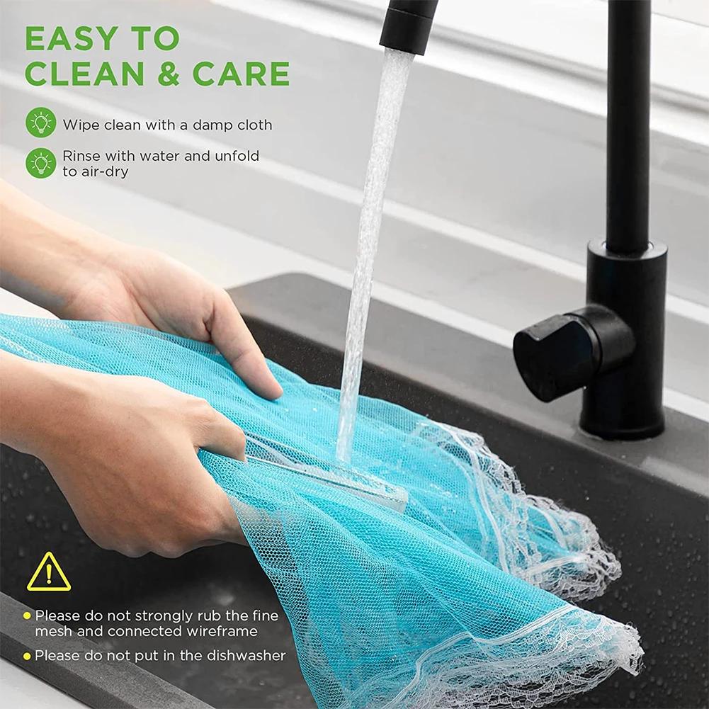 Fancyfamily Küche Faltbar Wiederverwendbar Lebensmittel Staubdicht Abdeckung Zelt Gemüse Obst Picknick Lebensmittel Schutz