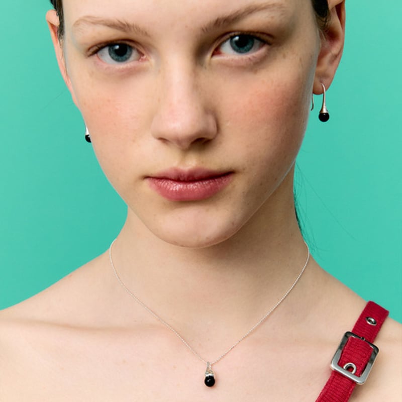 VINTAGE HOLLYWOOD [925 Silver] Breeze Bell Necklace_VH2536NE002M