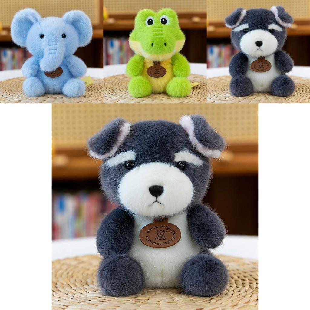 Żółta Kaczka Kot Słoń Krokodyl Pluszowe Figurki Zwierząt Wypchane Miękką Bawełną PP Na Prezent Dla Dzieci I Kolekcję