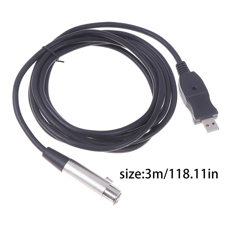 Usb Microphone Cable  Microphone Cable Computer Usb To Xlr Microphone Connect Computer Cable Audio Cable Adapter