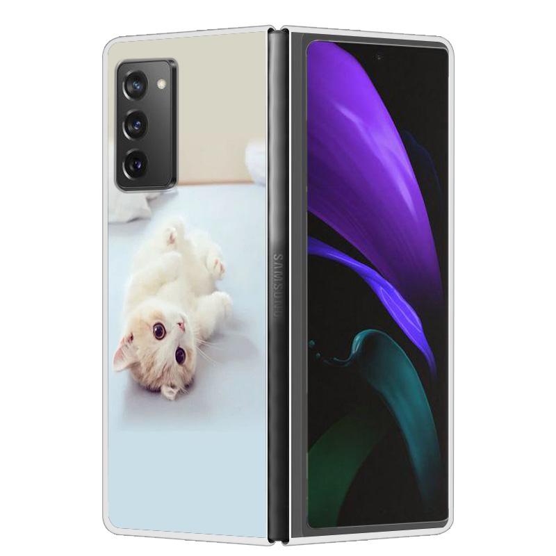 For Samsung Galaxy Z Fold2 Fold4 Fold5 Case Shockproof Hard Plastic PC Back Cover For Samsung Galaxy Z Fold 3 5 4 5G Phone Cases