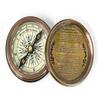 5.08 Cm Compass Replica Brass Pocket Transit Compass Robert Frost Poem Gifting