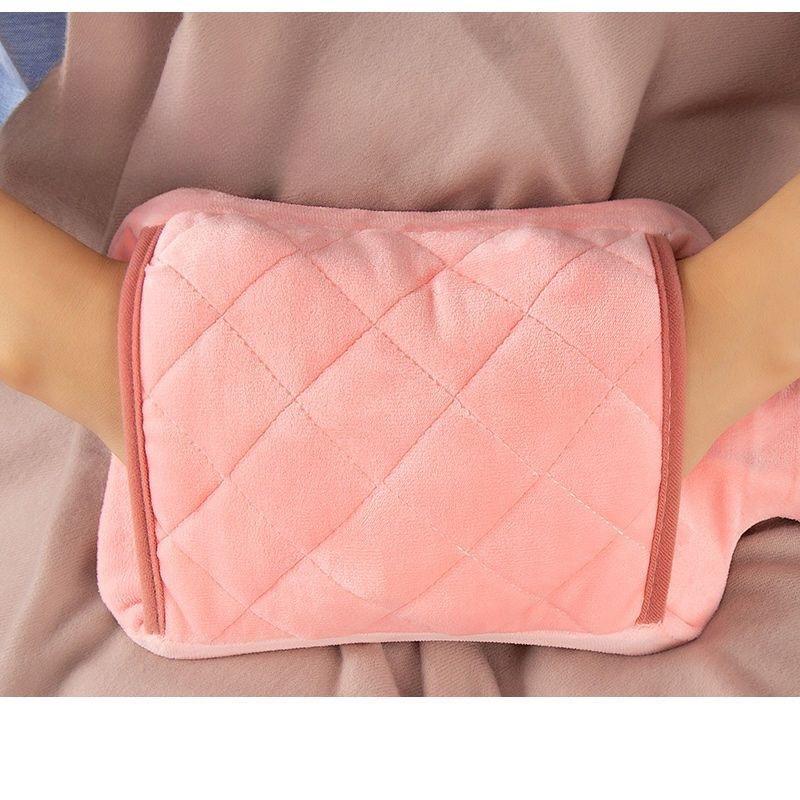 Hot Water Bottle Covers Cold-proof Warm Insulated Cover Hand Feet Warmer Explosion-Proof Water Bottles Hot Water Women's Menstrual Warm Abdominal Bag