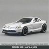 Simulation 1/32 Benz SLR McLaren 722S Linkage Sports Car Alloy Toy Car Model Sound and Light Pull Back Diecast Toy Vehicle Gift