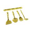 1Set 1:12 Dollhouse Miniature Spatula Slotted Spoon Kitchen Model Decor Toy Doll House Accessories