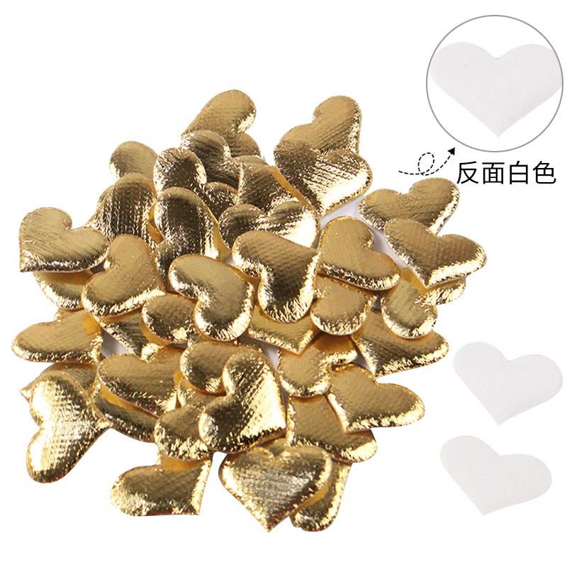 

Hand Toss Heart-shaped Petal Paper Scraps Onto The Bed To Sprinkle Flowers, 100 3.5cm Peach Hearts One Size золотой