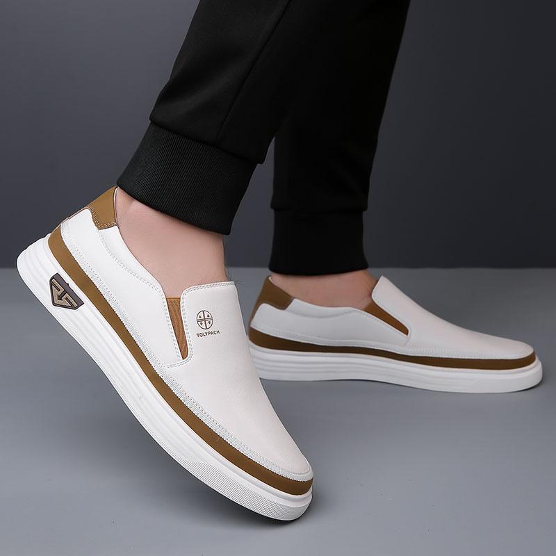 Fashion Fashion Designer Loafers Versatile Slip On Walking Shoes Moccasins Casual Leather Men's Shoes Comfortable Formal Dress Shoes