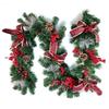 Guirnalda de Navidad de PVC Ignífugo de 2,7 m para Decoración de Ventanas y Techos