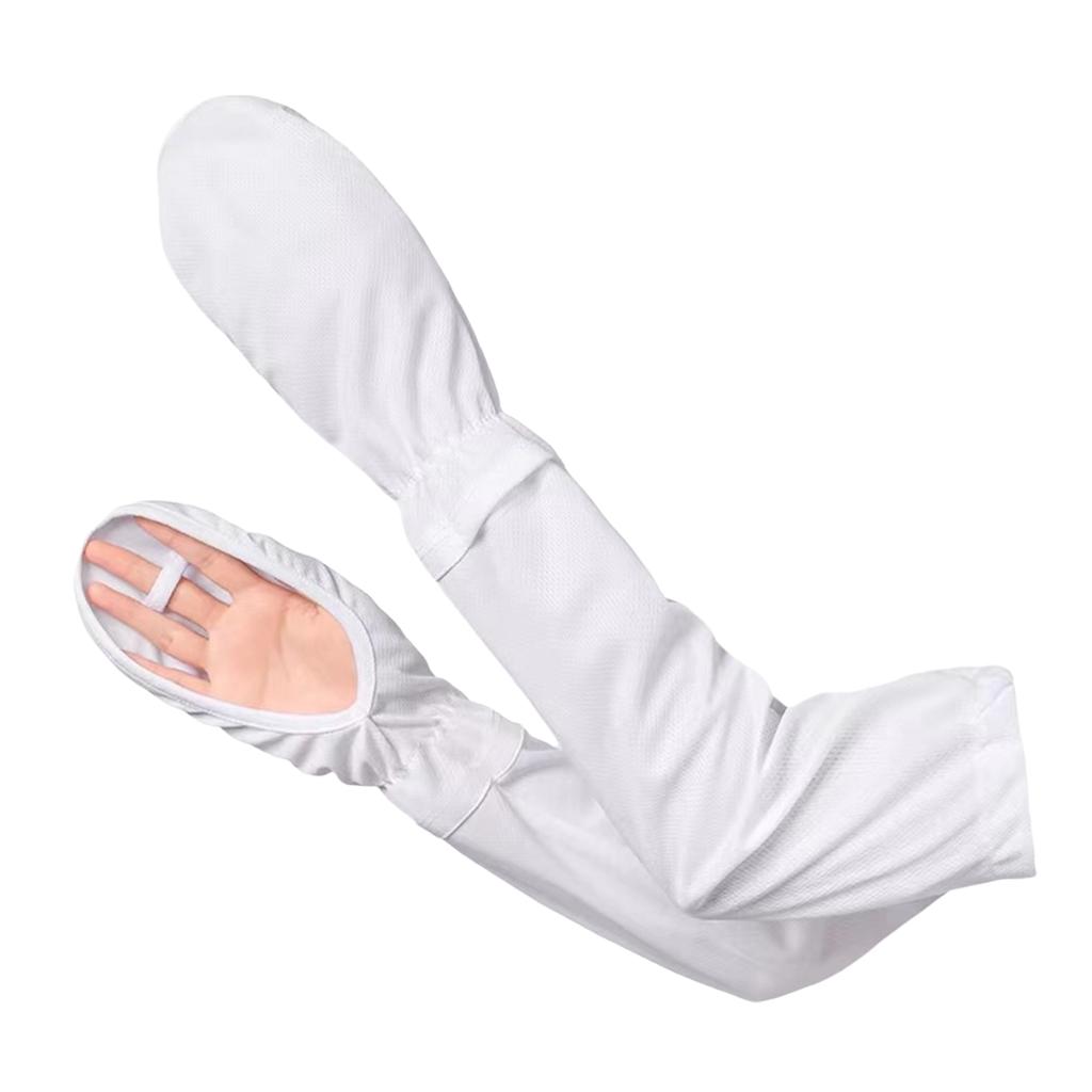 Sun Protections Cooling Arm Cover Sunscreens Sleeves Driving Fingerless Sun Sleeves Adjustable Arm Sleeve with Gloves
