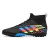 New Large-size Football Shoes Men's High-top Young Students Game Training Artificial Turf Long Broken Nails Football Shoes