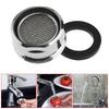 1 Set Chrome Finish Faucet Aerator Water Saving Tap Aerator Water Purifier Filter Nozzle Bubbler Diffuser Faucet Accessories