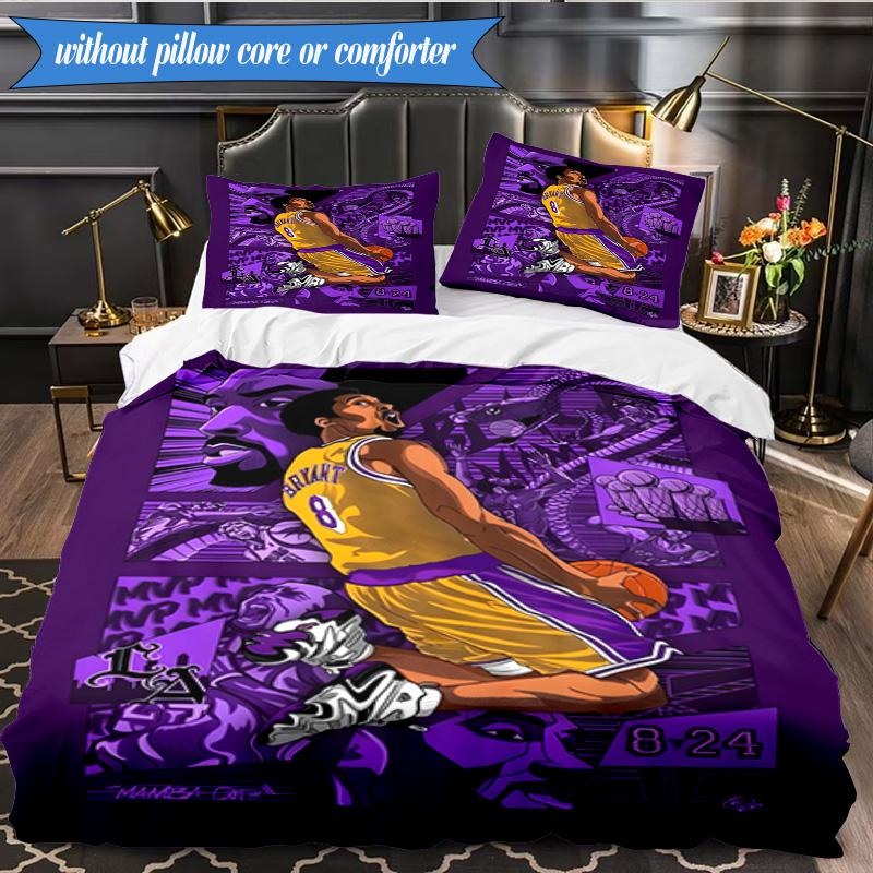 A Basketball Legend 3pcs K-pop Music Group Bedding set,Ideal for Bedroom, Dormitory,Including Duvet Cover And 2pcs Pillowcases,Fan Gifts