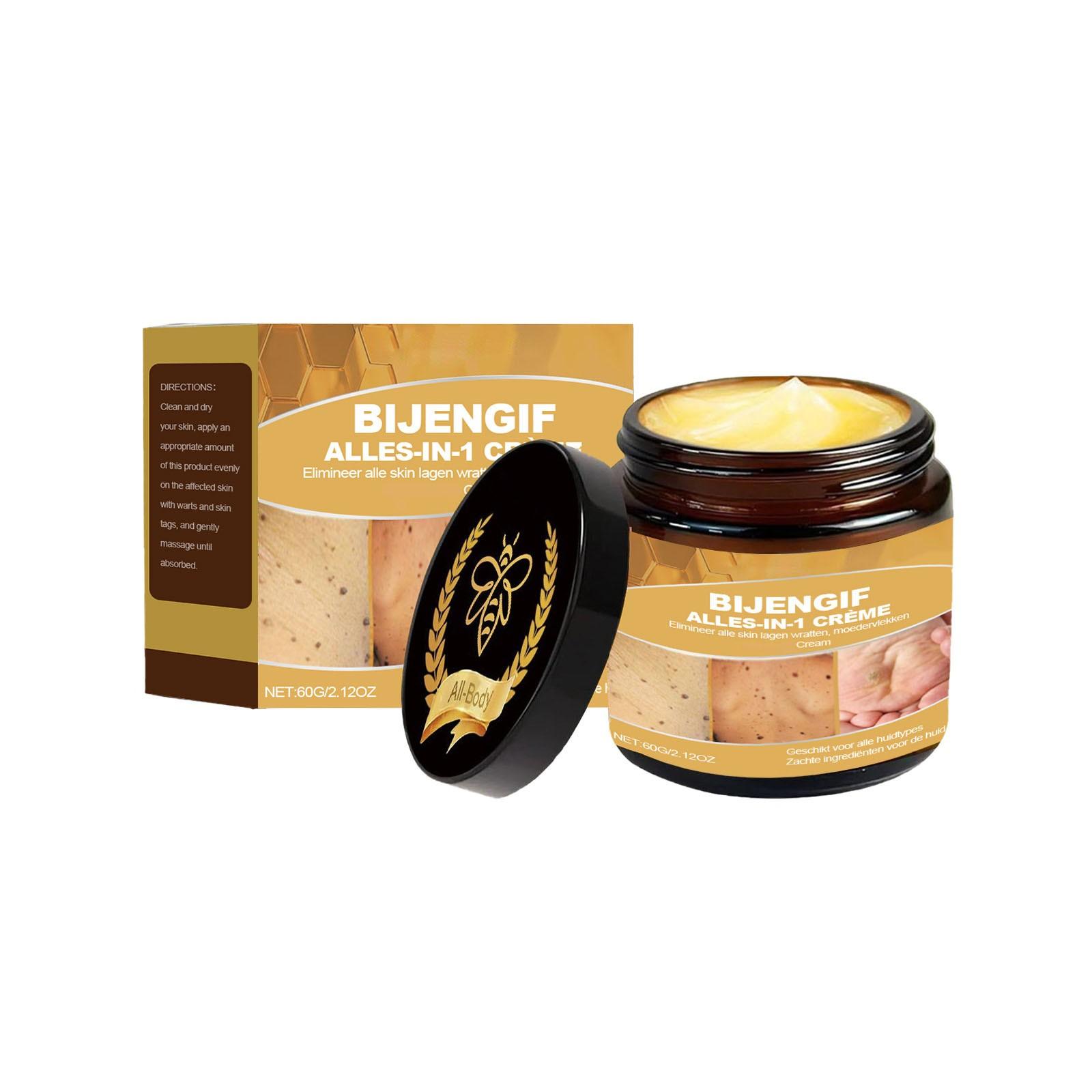 

Крем для ухода за кожей пчелы Мягкое очищение и разглаживание кожи Увлажняющий крем для тела 60 г