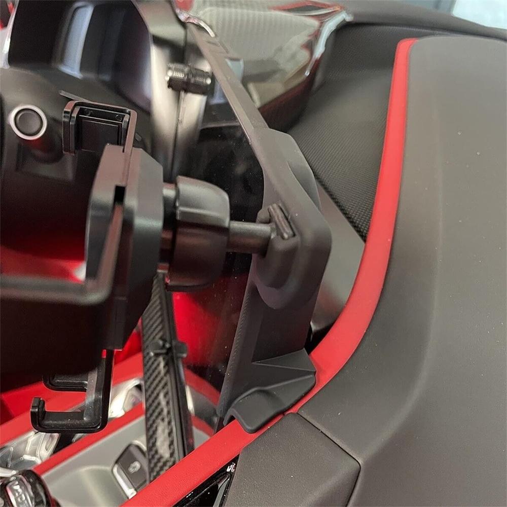 For Corvette C8 2020-2023 Phone Holder Interior Navi Screen Edge Mounting Stand