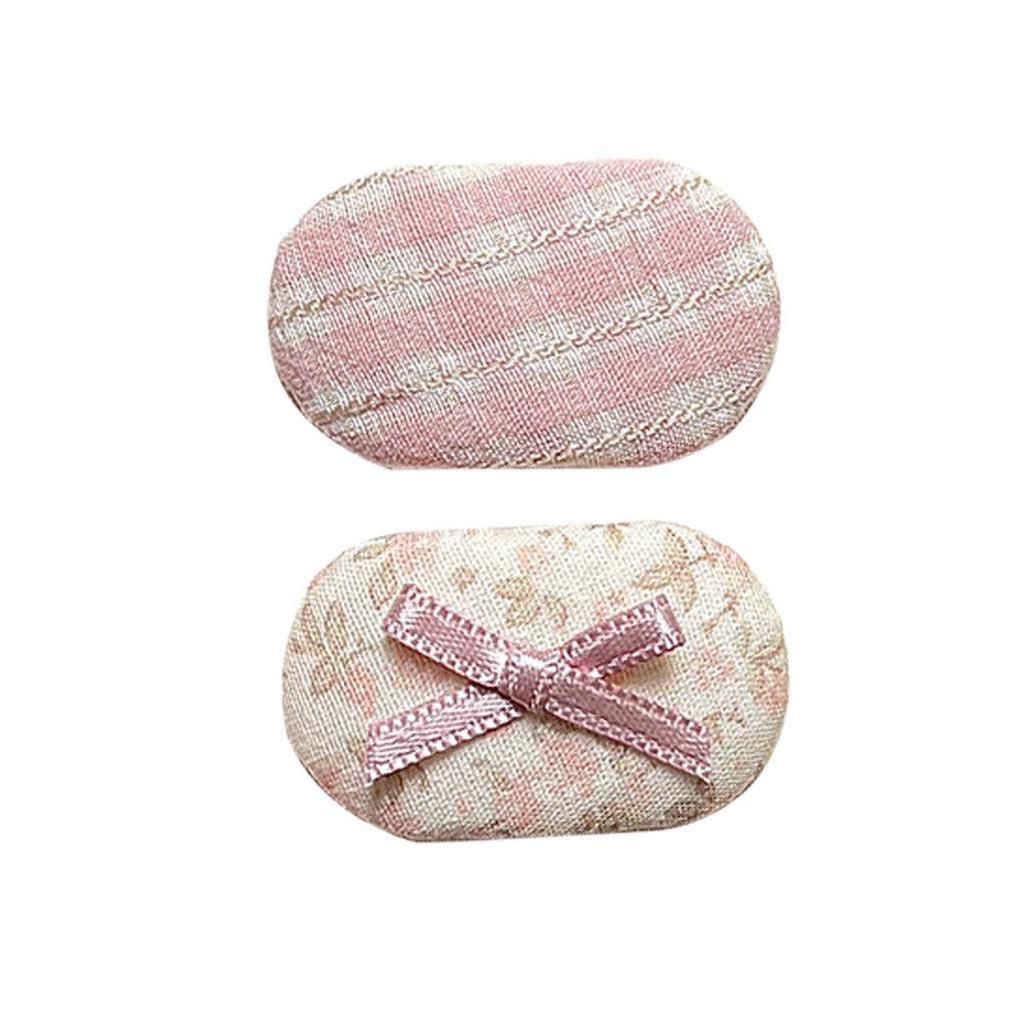 Floral Baby Hair Clips: No-Damage Fabric Hairpins for Infants & Toddlers