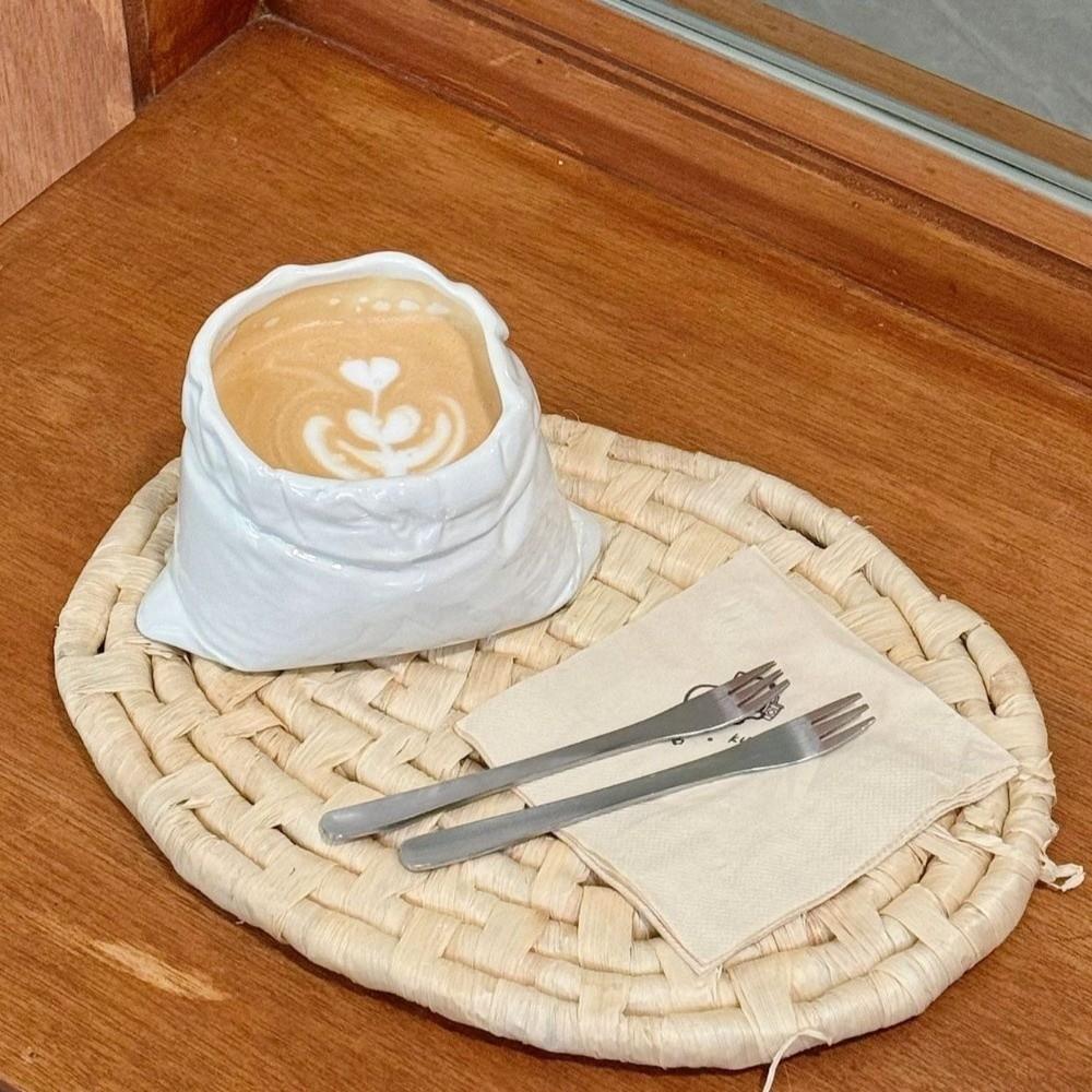 Large-caliber Bag-shaped Cup Heat-resistant Cloth Bag Mug Novelty Tea Cup Home Gathering