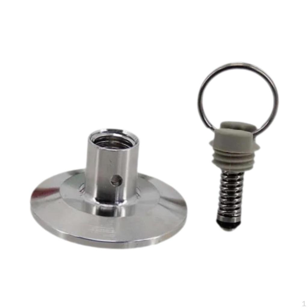 1.5 inch End Cap Beer Fitting Sturdy Professional Easy to Install Brew Making Accessory Stainless
