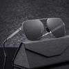 Men's Polarized Aviator Sunglasses - Anti-UV, High Definition, Double Bridge Design for Fashionable Driving