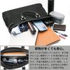 STEFANOMANO Time Limonta Nylon and Genuine Luxury Large Made in Italian Leather Business Commuter Shoulder Office [Limited Offer] 2-Way Briefcase,