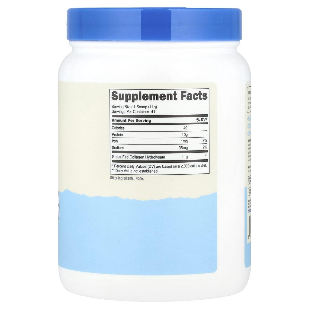 Collagen Peptides, Unflavored, 454G (16.2Oz)