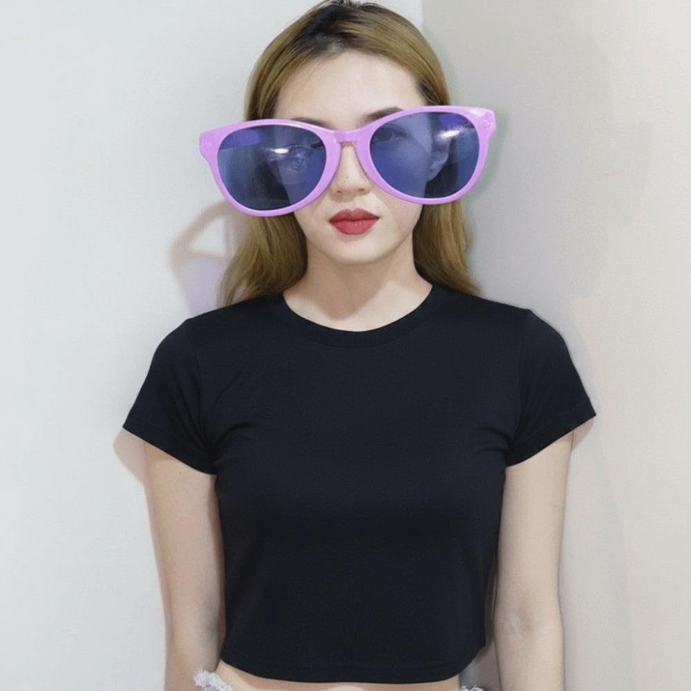 Oversized Party Props Plastic Funny Glasses Music Festival Photo Props Hawaii Tropical Party