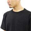 Short Sleeve Cotton Standard Short Sleeve with Pocket Reverse Short Sleeve Pocket Black M [Champion] 100% 9.4oz T-Shirt Weave(R) T-Shirt Men's C3-P318