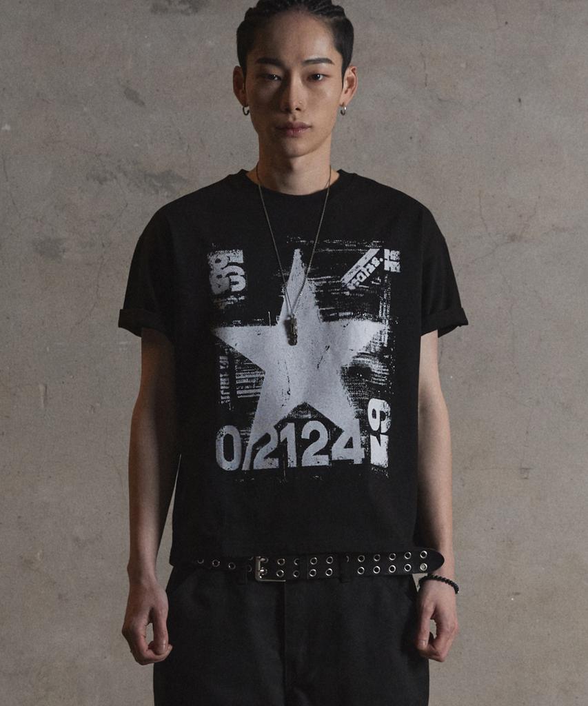 Garter Gallery Vintage Star T-Shirts_Black