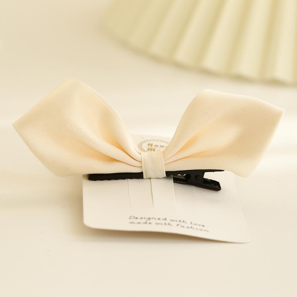 Korean Style 3D Bunny Ear Hair Clip for Baby Girls - Red Princess Bow Accessory